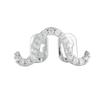 European-US Trendy Zircon Snake Water Ripple Hip Hop Grillz for Men & Women