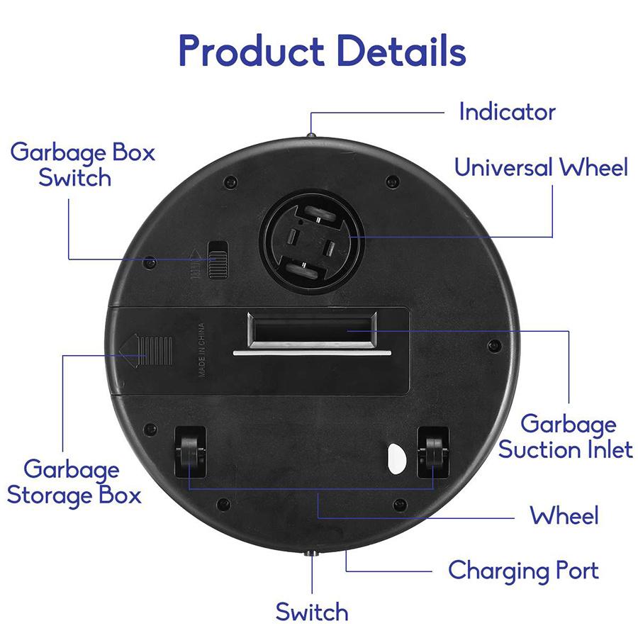 Automatic Rechargeable Smart Robot Vacuum Cleaner Suction Sweeper Sweeping robot