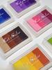 4-Color Gradient Ink Pad for DIY Rubber Stamps & Finger Painting Album