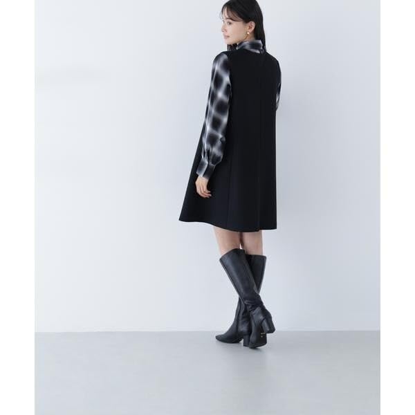 Natural Beauty Basic Casual Compressed Mini Jumper Black Women's Dress, Skirt,