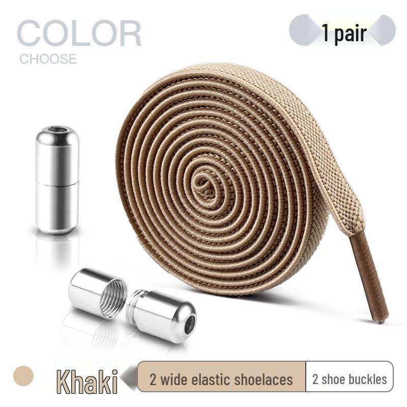 Elastic No-Tie Shoelace Buckle for Men, Women, and Kids