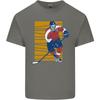 Ice Hockey Player Unisexs Light Cotton TShirt