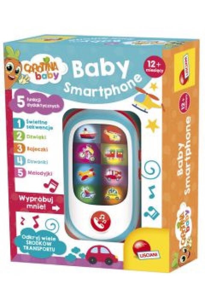 Lisciani Carotina Baby Smartphone with 5 Functions DYD