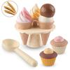 Cake Spinning Toys Thanksgiving, Halloween, Christmas Birthday Gifts 8-Piece Children'S Diy Toys Ice Cream
