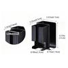 Hair Tool Holder Wall Mount Dual Storage Compartments