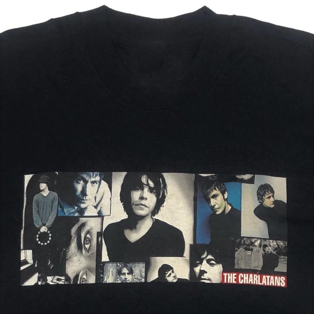 

1999 THE CHARLATANS Black Shirt Unisex Concert S-5XL SG894 Unisex T-Shirt M
