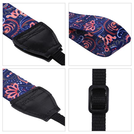 Retro Ethnic Flower Universal SLR DSLR Camera Shoulder Neck Strap for Canon