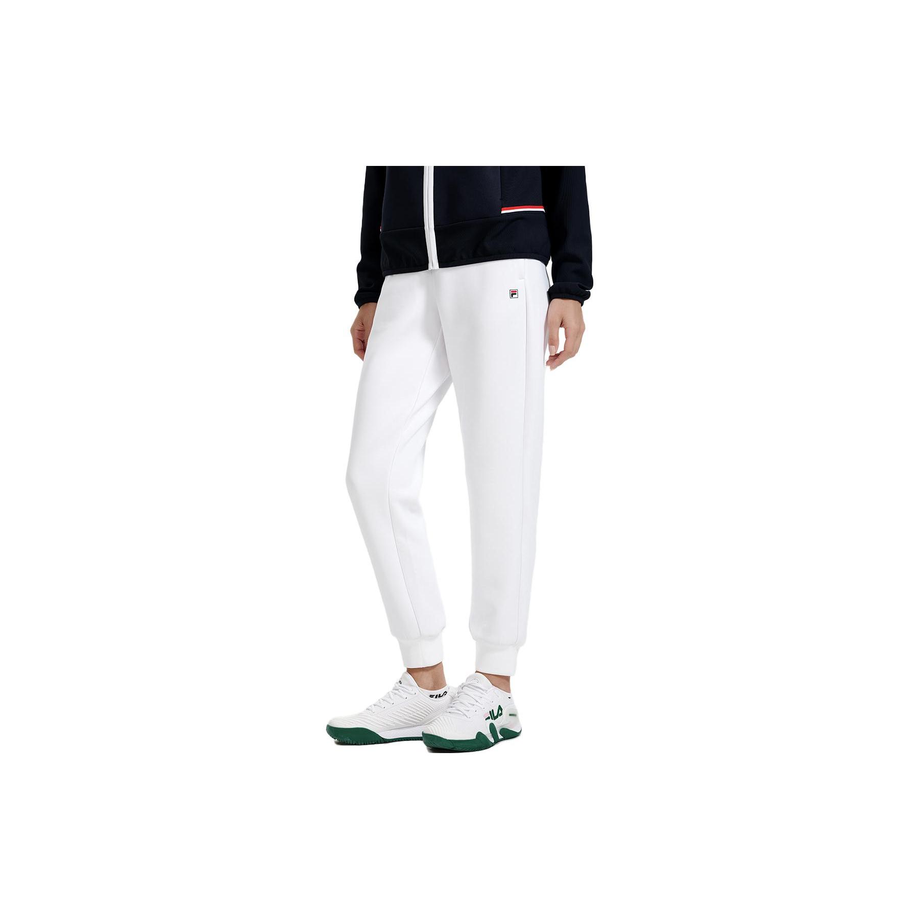 

Новые вязаные спортивные штаны FILA женские нефритово-белые A11W313603F-WT M