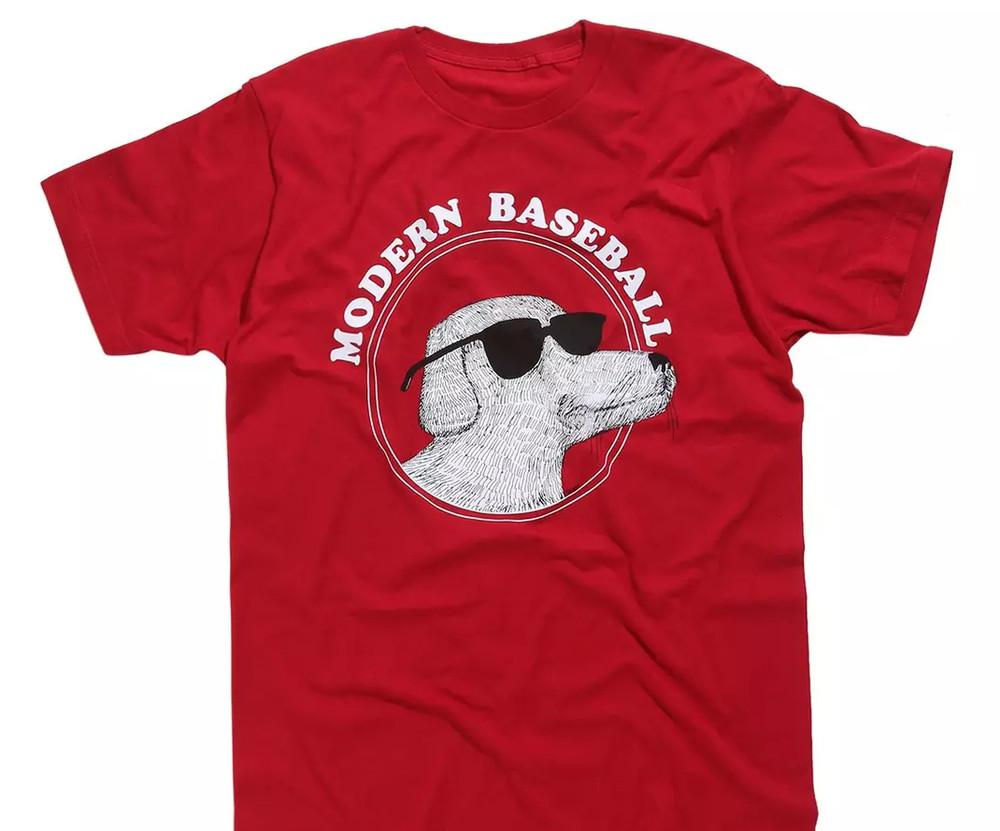 Vtg Modern Baseball Band World Tour Cotton Red Full Size Unisex Shirt S