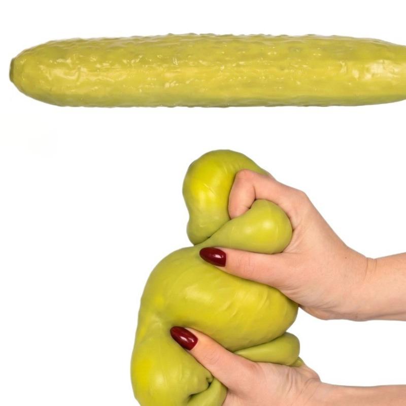 1Pcs Cucumber Shaped Squeezed Toy Creatively Gift For Kid Adult Sensory Playful Toy Realistic Interesting Decompression Toy