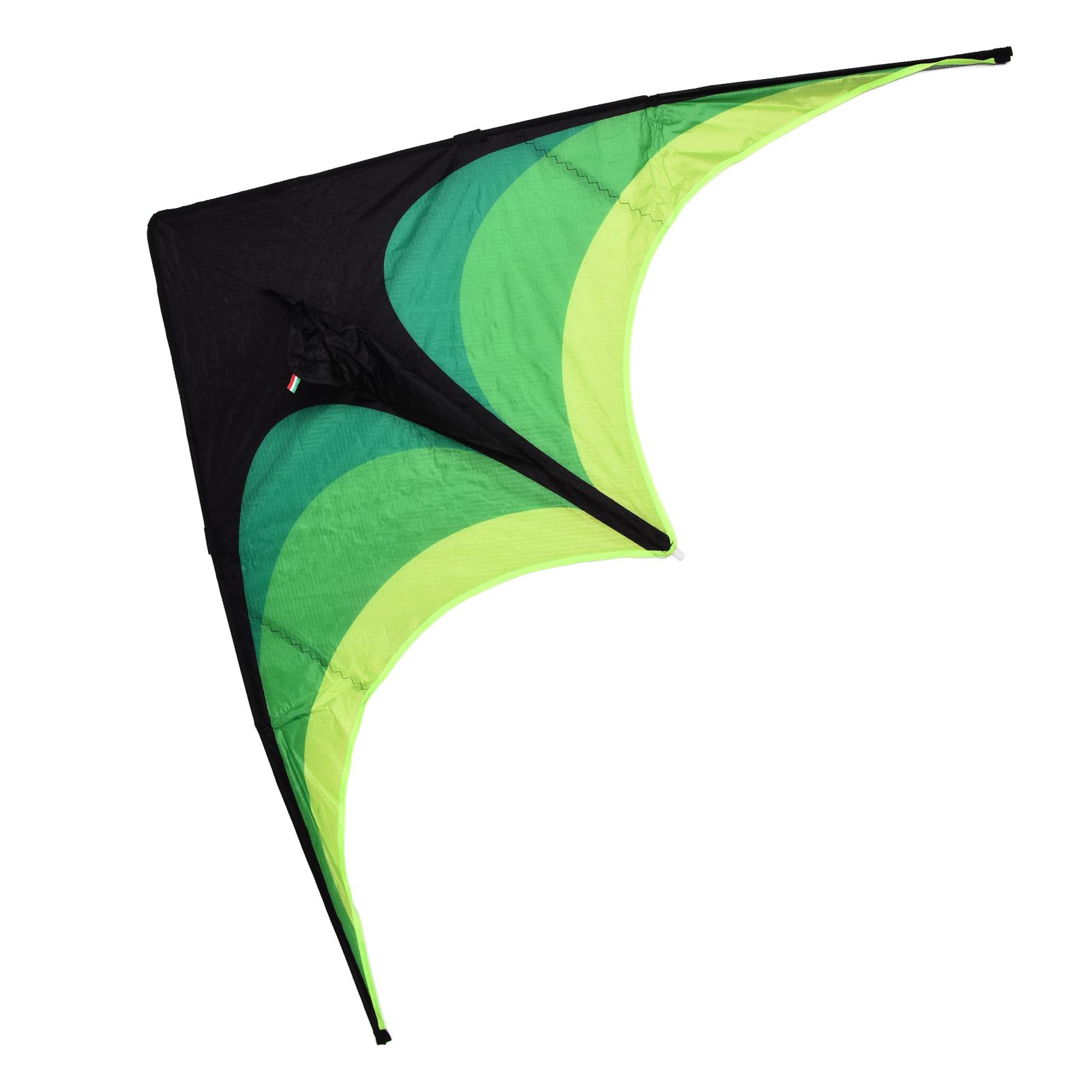 

1.6m Long Prairie Triangle Kite for Kids and Adults Easy to Assemble and Fly Kite with Spiral Tail for Family Outdoor