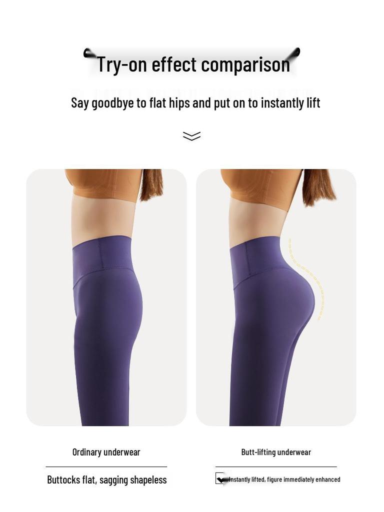 Women's High-Waisted Body-Shaping Pants: Tummy Control, Hip-Lifting, and Large Size for Big Buttocks and Hips