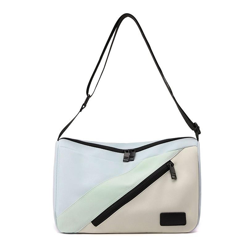 

Single Shoulder Bag Women s Fashionable All-match Simple Large-capacity Travel Korean Cross-slung Nylon синій