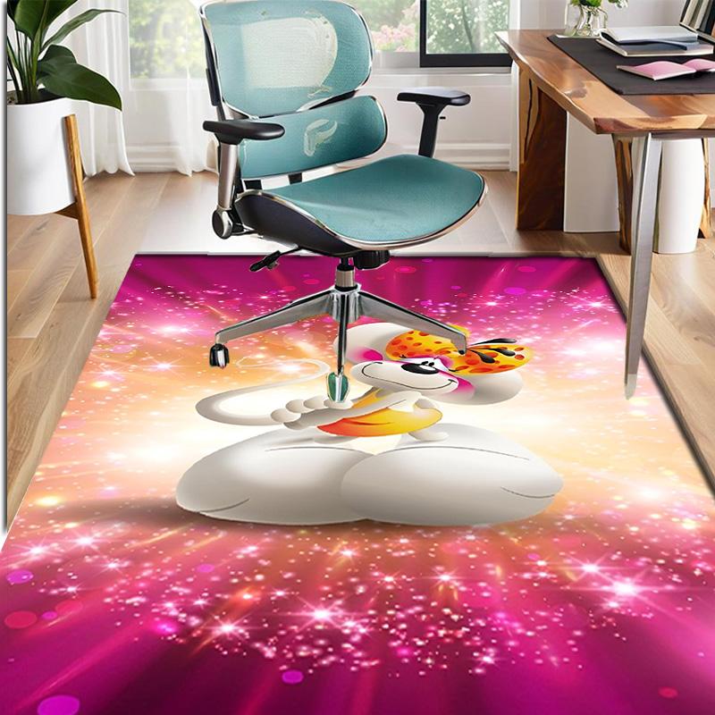 Diddl Pattern Rug, Indoor/Outdoor Mat, for Picnic, Gameroom, Bedroom, Office, Living Room, Home Decor Carpet, Birthday Gift