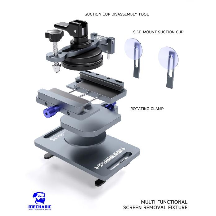 MECHANIC CP8 Universal LCD Screen Separator Mobile Phone Screen Back Glass Removal Pressure Holding Rotating Clamp Tools