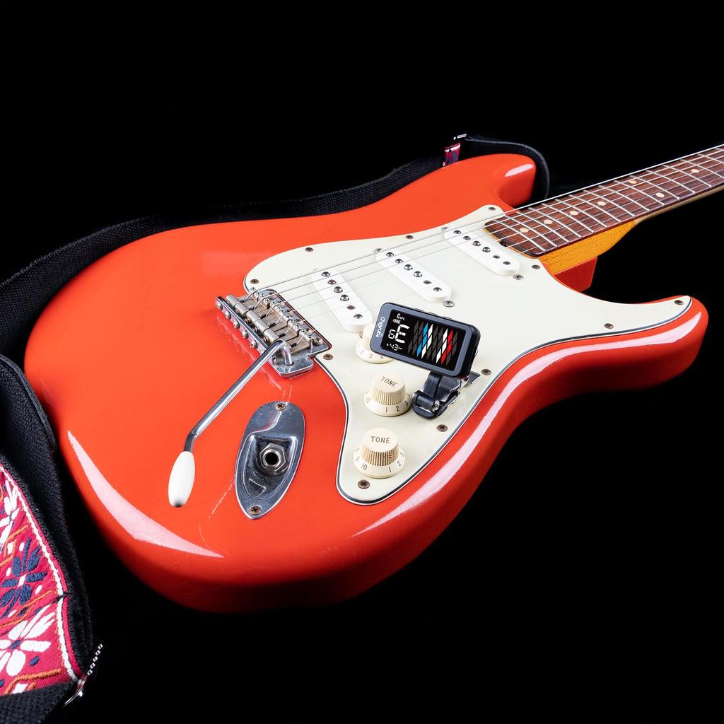 USB rechargeable clip tuner used by famous Features ukulele and bass Compact CPS Automatic Black Cherub Type-C musicians. Easy-to-read display.