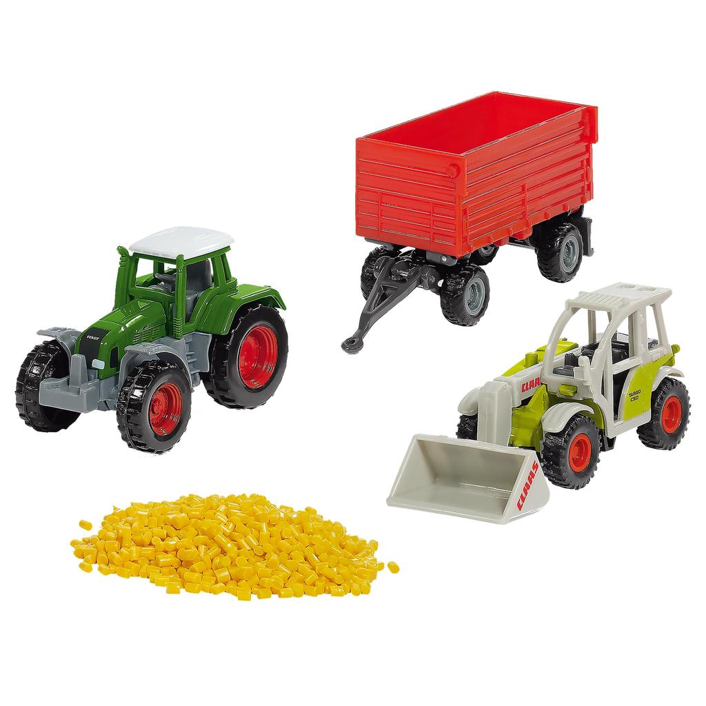 BorneLund SIKU Farmer Tractor Miniature Car Gift Set SK6304