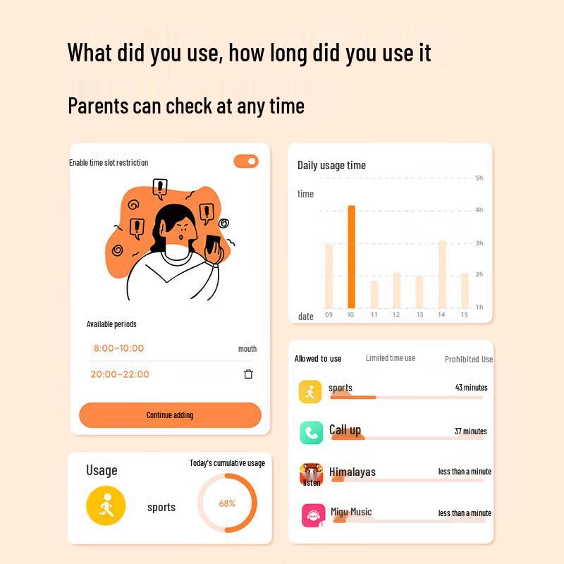 Xiao Xun T6 Kids GPS Video Call Smartwatch (CN Version)