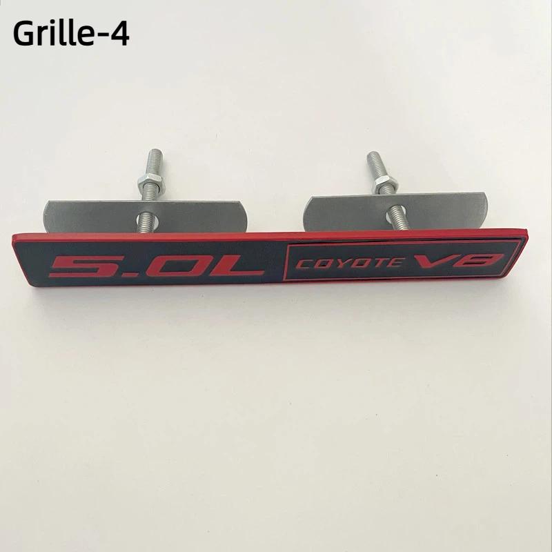 3D Metal 5.0 COYOTE V8 Rear Trunk Side Fender Emblem Badge Sticker Car Accessories For 5.0 GT F150 FX4