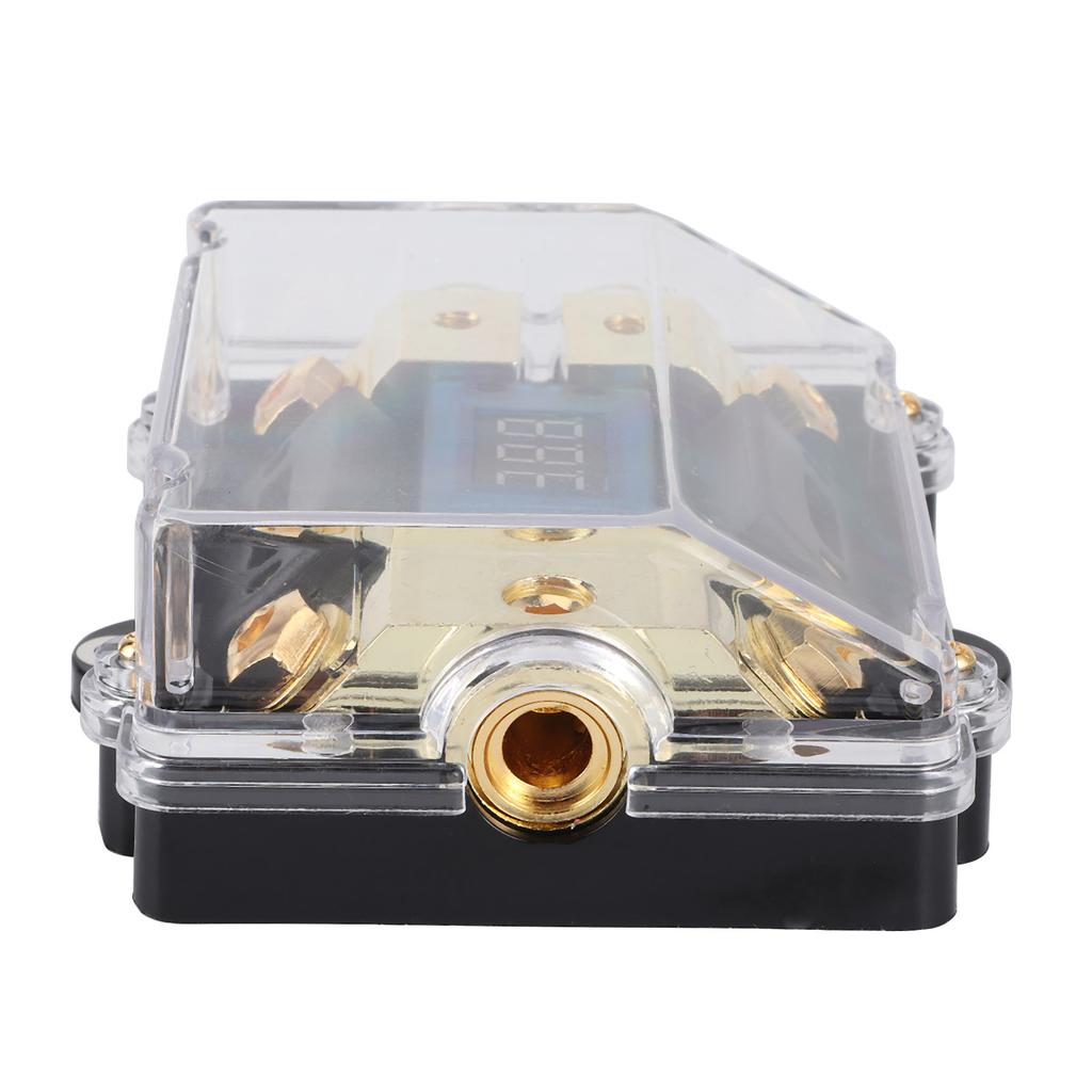 100A Block 1 In 2 Out Halter Halter Block 100A 1 In 2 Out W/LED Digital Spannung Display für Auto Yacht Audio
