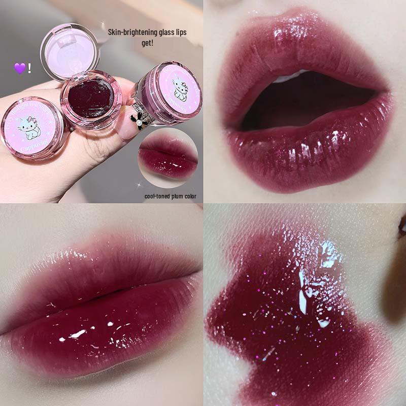 CAPPUVINI Sweet Kitty Youthful Dewy Lip Gloss - Natural Look, Chinese Brand Makeup