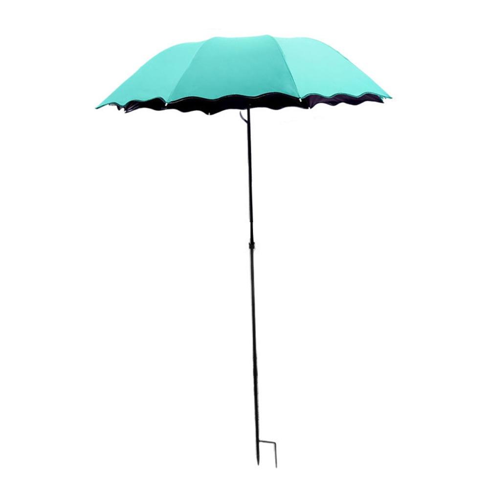 Weatherproof Cloth Plant Shade Umbrella 95cm Large Plant Sunblock Cover Outdoor Garden светло-синий