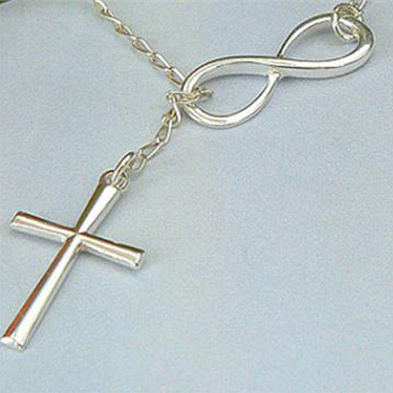 Buy New Infinity Cross Pendant Necklace 