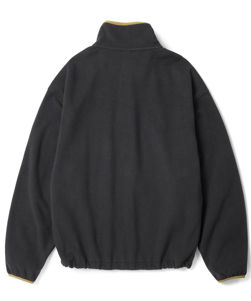 KULTE S-Script Logo Fleece Half Zip Crewneck_Grey