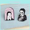 Wednesday Addams Brosch Skalle Reversnål Märke Jul Barnpresent