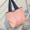 1pcs Foldable Supermarket Shopping Bag Portable Single-Shoulder Large Capacity Handheld Bags Waterproof Grocery Bag