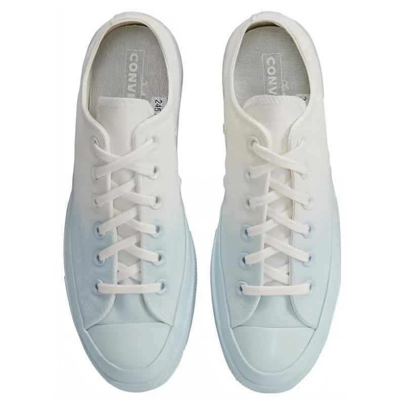 Converse Chuck 70 Versatile Comfort Low-Top Canvas Shoes Unisex White Gradient