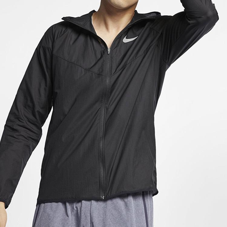 Nike Windrunner Running Sports Windbreaker Men Jackets Black AR0258-011