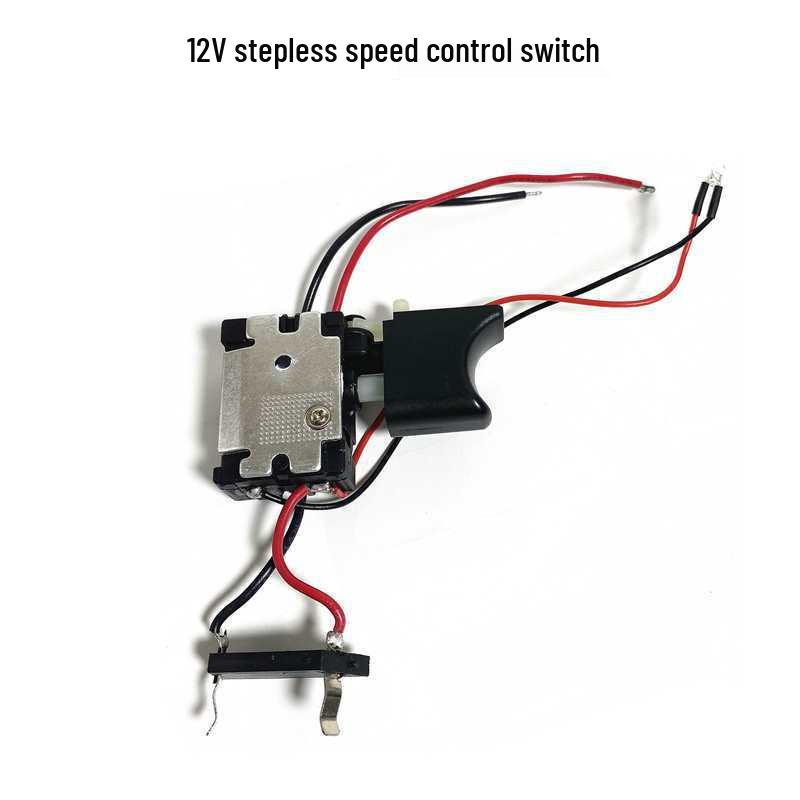 Pistol Grip Drill Chuck with Stepless Speed Control for 12V/16.8V/25V Drills