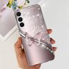 For Samsung Galaxy A24 4G Case Couple Lovely Heart Beautiful Flower Cover For Fundas Samsung A24 4G A245F A 24 Soft Clear Rubber