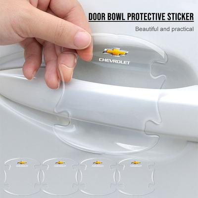 4 BUC Protector Transparent Anti-coliziune Bandă Bara de Protecție Autocolant pentru Ușa Mașinii Colorado Cruze Spark Captiva Malibu Trax Aveo