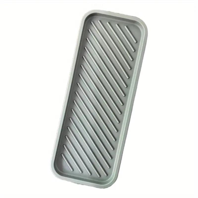 1pc Silicone Sink Protector Mat - Waterproof Splash Tray, Soap Holder & Drainer, Bathroom/Kitchen Storage Guard