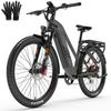 Electric Bicycle Adult Lankeleisi 27.5" 48V 20AH City Ebike Top Speed 40Km/h 500W Motor 7 Speed Load 150Kg MX600 Pro