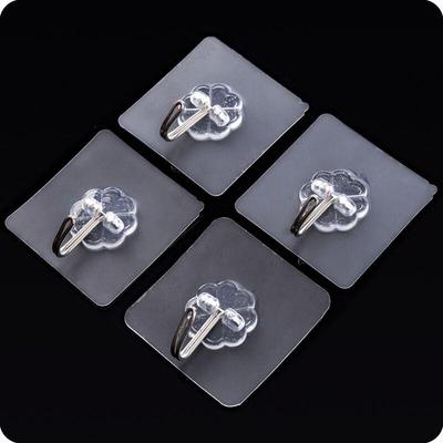 Transparent Adhesive Hook & Buckle, Nail-Free, Non-Marking, Load-Bearing Claw Hook
