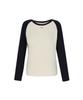SWEET SOUP Lettering Point Raglan Sleeve Knit (Wbalkf2)