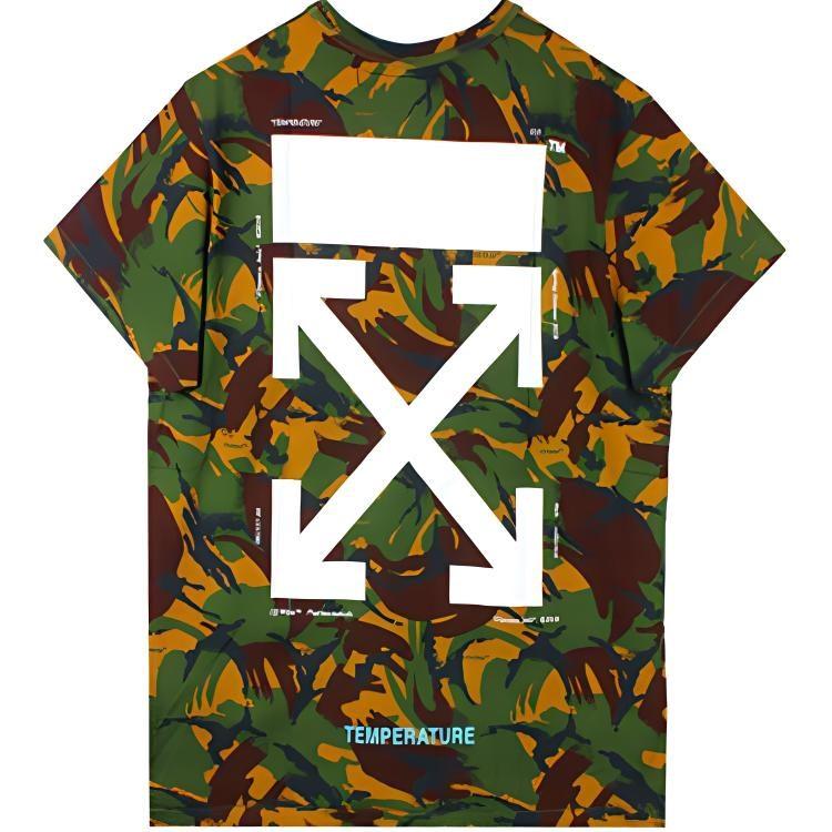 OFF WHITE T Shirt Men's Camouflage OMAA002S188780129901
