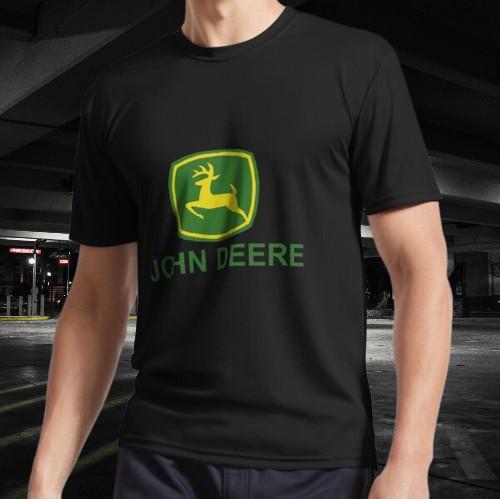 

John Deere Logo Active T-Shirt Funny Size S to 5XL L