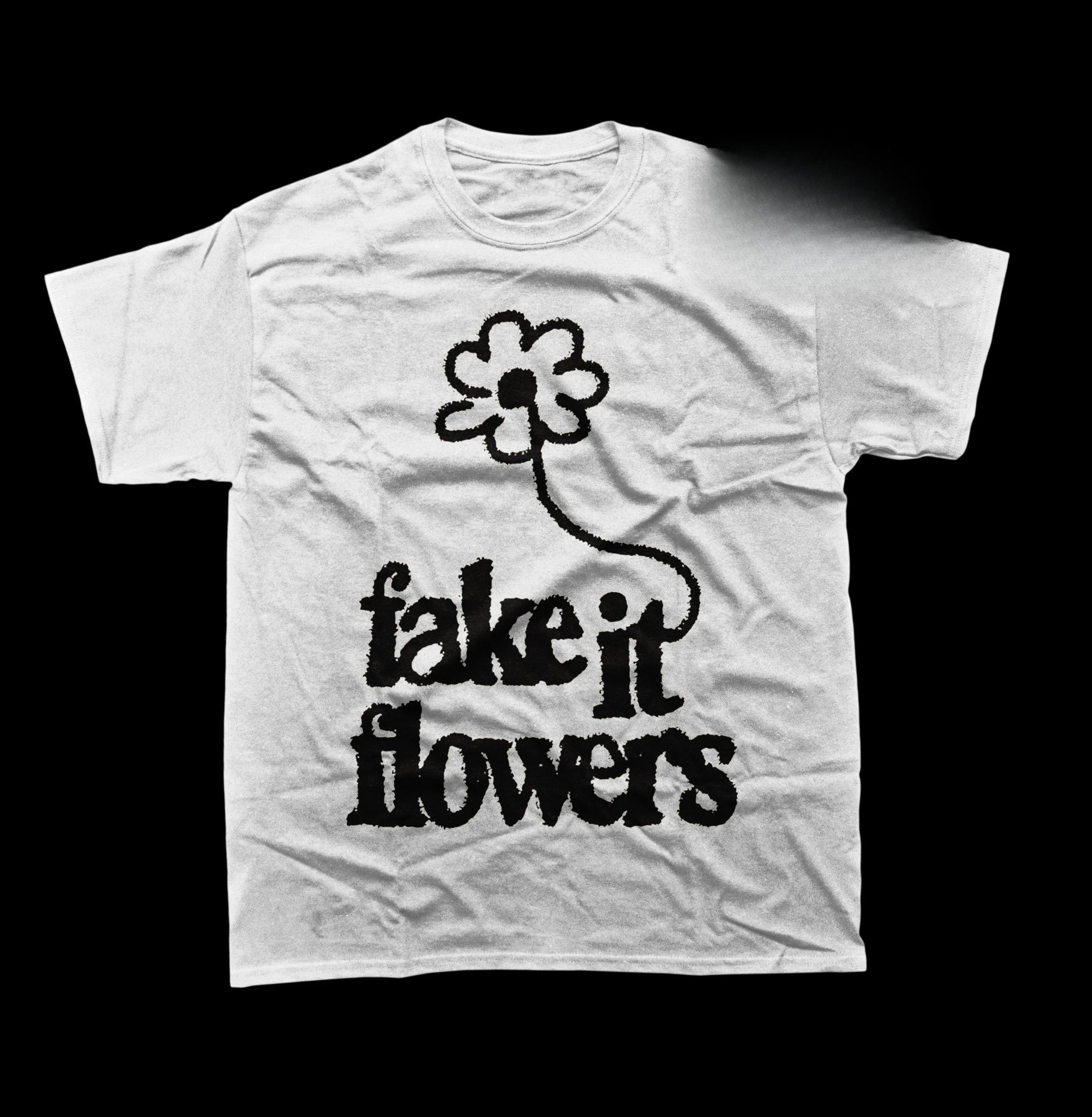 Beabadoobee Unisex Tshirt  Fake It Flowers Album Music Graphic Tshirt Pure Cotton AllSeason Casual Loosefitting Shirt S