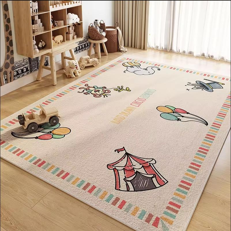 Children's Room Carpet, Living Room Reading Area, Baby Crawling Mat, Bedroom Easy-To-Maintain Home Decoration Carpet