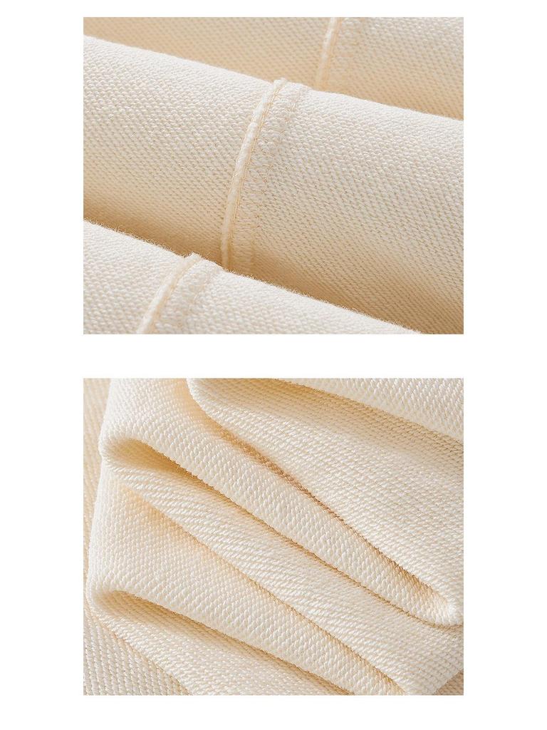 GAGN Women's Slim-Fit Apricot Sweatpants - Heavy Cotton, Spring/Autumn 2025 Collection