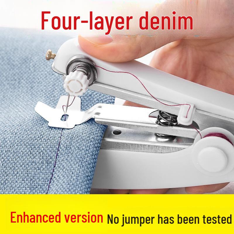 Portable Manual Miniature Sewing Machine for Home Use, Handheld, Simple, Sewing Clothes Artifact, Pocket-sized Small Sewing Machine