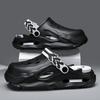 Personalized Couple EVA Hole Shoes Non-slip Wear-resistant Soft Elastic Heightening Sole Simple Leisure Outdoor