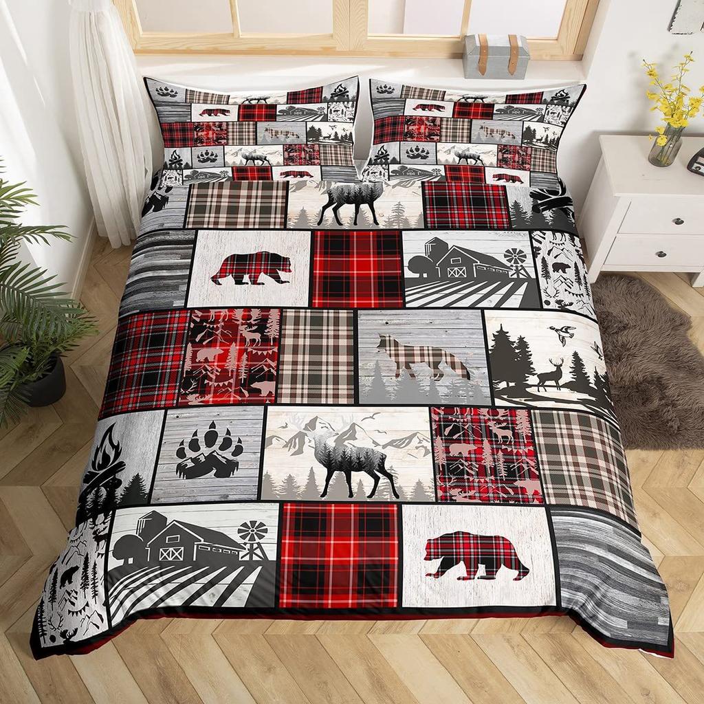 Sunflower Cowhide Three-Piece Quilt Cover 3D Digital Printing Bedding Set Bed Cover