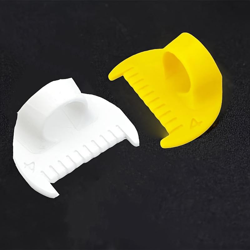 1/2 Inch Simple Stitching Tool - Durable Plastic Edge Stitching Lock and Knitting Tool, 4mm and 3mm Spacing, Ergonomic Design, Smooth Surface,