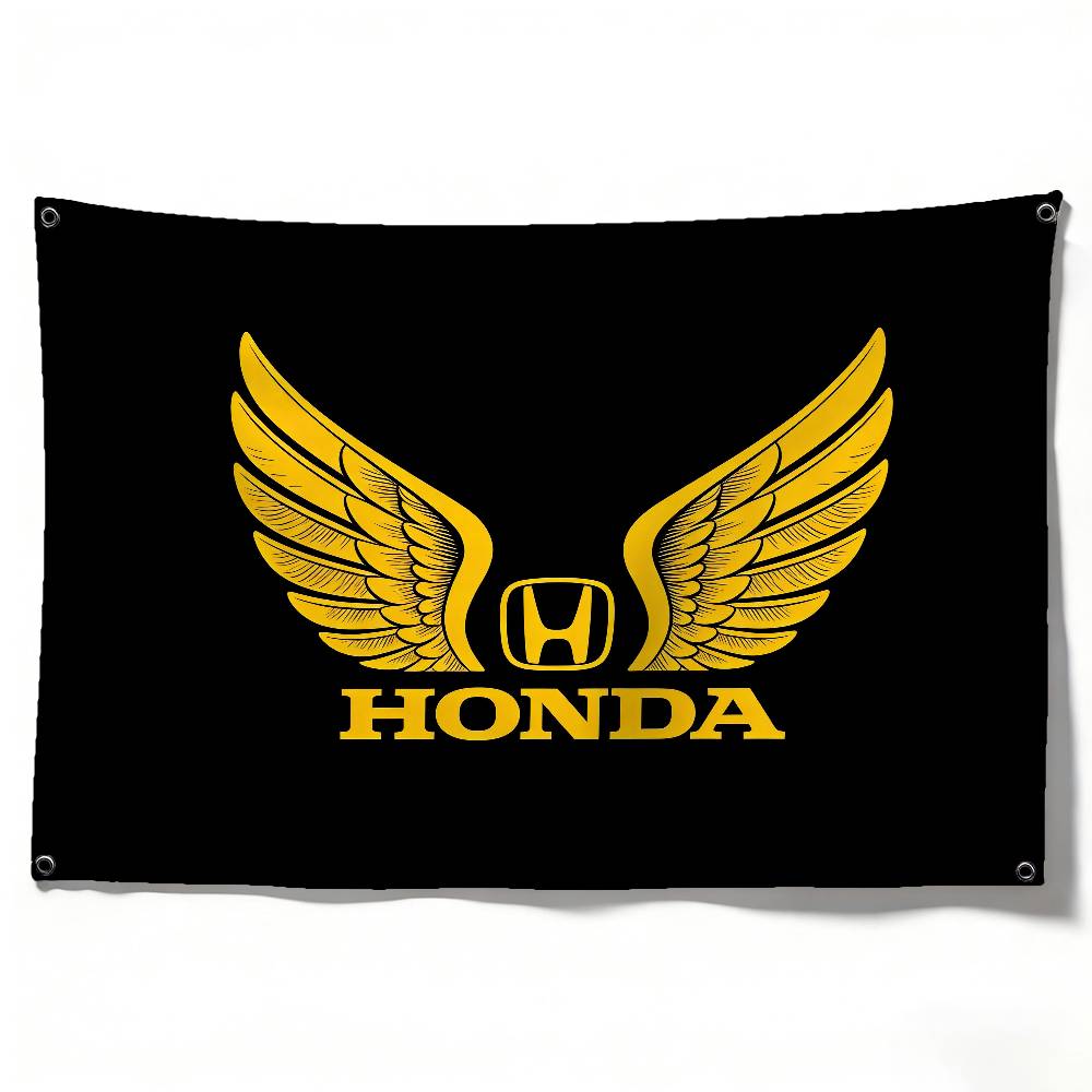 

Motorcycle For HONDA Premium Flag 120g Polyester Eco Friendly Print Waterproof Wear Resistant Home Party Decor Banner 50x70cm
