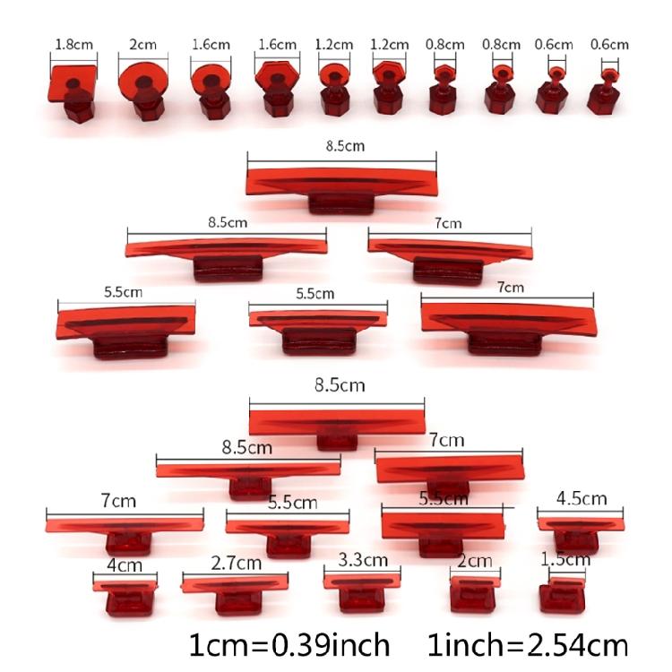 Dent Lifter Bridge Universal Dent Puller Glue-Pull Sheet Auto Repair Tool 28pcs
